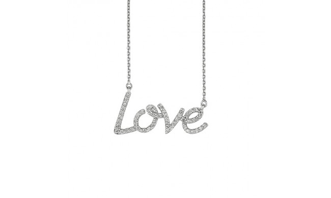 Jewelmi Custom 14k White Gold Diamond Necklace