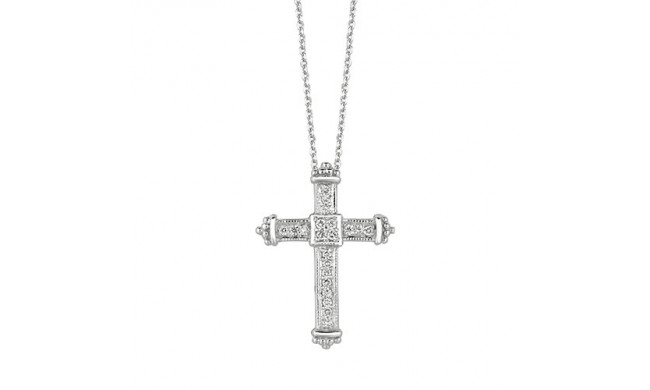 Jewelmi Custom 14k White Gold Diamond Necklace