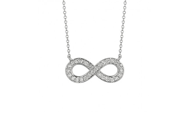 Jewelmi Custom 14k White Gold Diamond Necklace