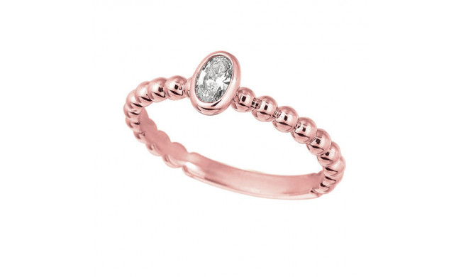 Jewelmi Custom 14k Rose Gold Diamond Ring