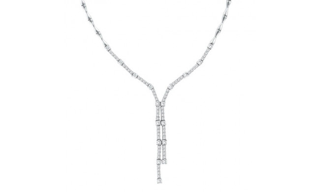 Jewelmi Custom 14k White Gold Diamond Necklace