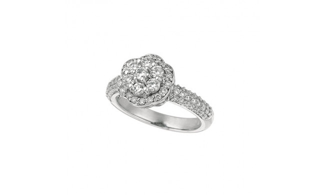 Jewelmi Custom 14k White Gold Diamond Ring