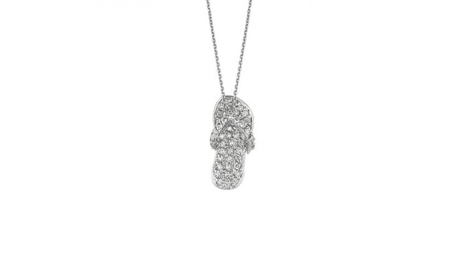 Jewelmi Custom 14k White Gold Diamond Necklace