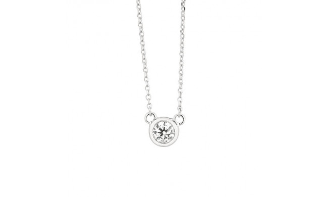 Jewelmi Custom 14k White Gold Diamond Necklace