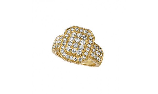 Jewelmi Custom 14k Yellow Gold Diamond Ring