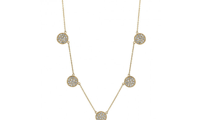 Jewelmi Custom 14k Yellow Gold Diamond Necklace