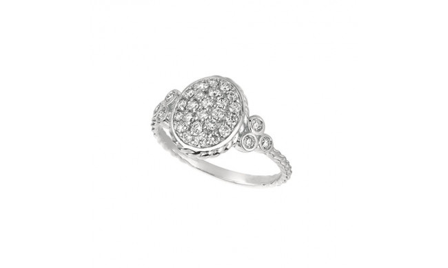 Jewelmi Custom 14k White Gold Diamond Ring