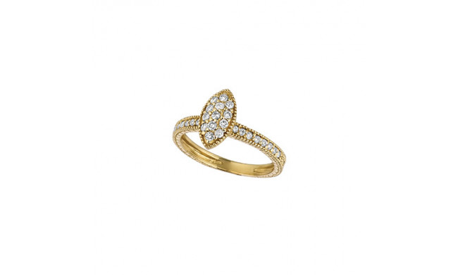 Jewelmi Custom 14k Yellow Gold Diamond Ring