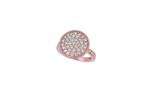 Jewelmi Custom 14k Rose Gold Diamond Ring