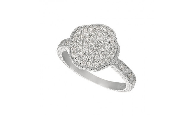 Jewelmi Custom 14k White Gold Diamond Ring