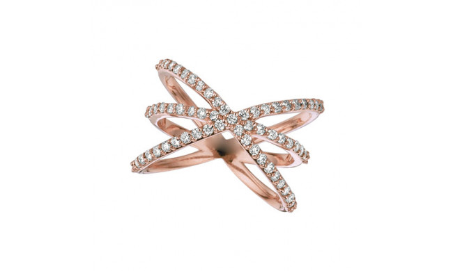 Jewelmi Custom 14k Rose Gold Diamond Ring
