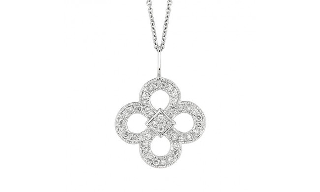 Jewelmi Custom 14k White Gold Diamond Necklace