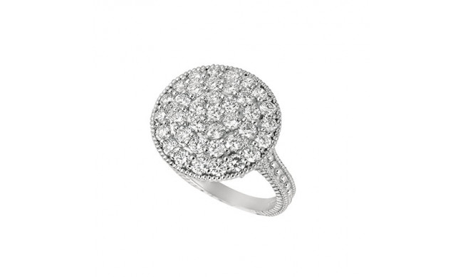 Jewelmi Custom 14k White Gold Diamond Ring