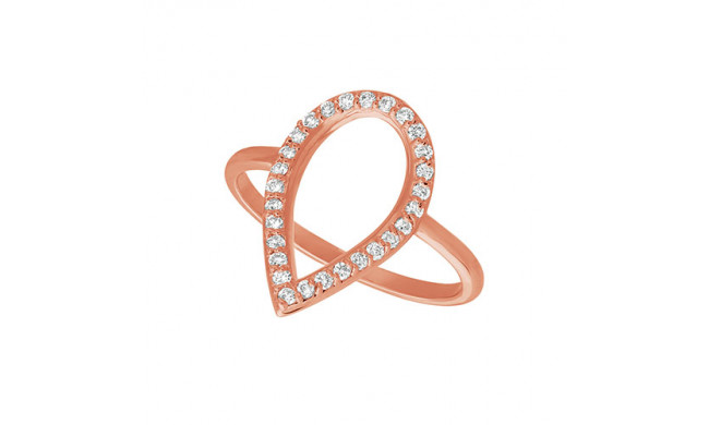 Jewelmi Custom 14k Rose Gold Diamond Ring