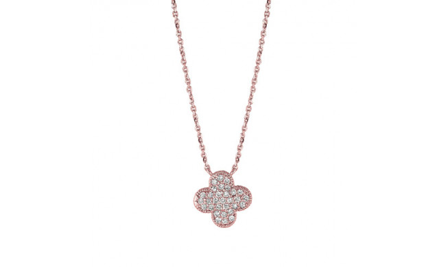 Jewelmi Custom 14k Rose Gold Diamond Necklace