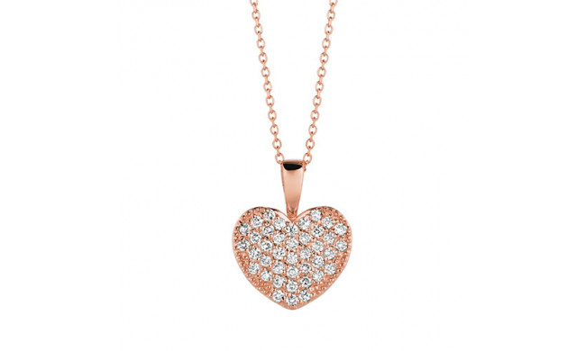 Jewelmi Custom 14k Rose Gold Diamond Necklace