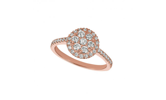 Jewelmi Custom 14k Rose Gold Diamond Ring
