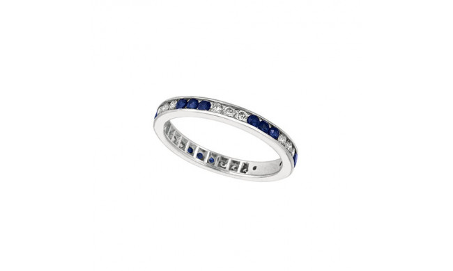 Jewelmi Custom 14k White Gold Sapphire Diamond Ring