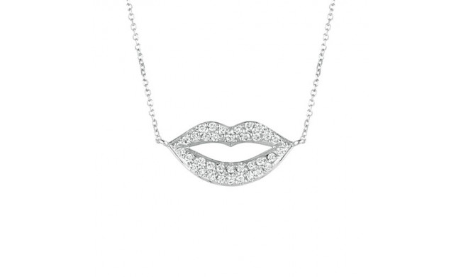 Jewelmi Custom 14k White Gold Diamond Necklace