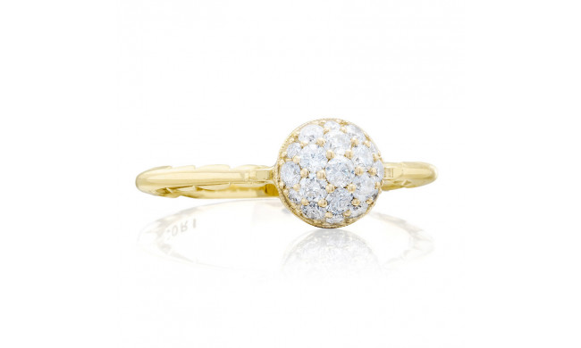 Tacori 18k Yellow Gold Sonoma Mist Diamond Men's Ring - SR189Y