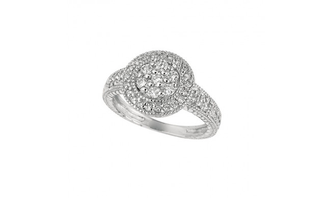 Jewelmi Custom 14k White Gold Diamond Ring