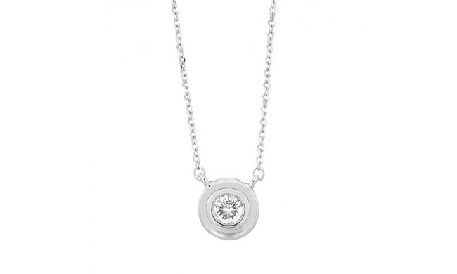 Jewelmi Custom 14k White Gold Diamond Necklace
