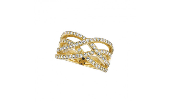 Jewelmi Custom 14k Yellow Gold Diamond Ring