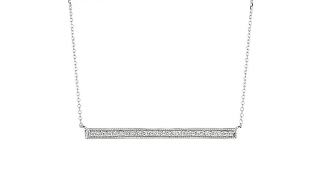 Jewelmi Custom 14k White Gold Diamond Necklace