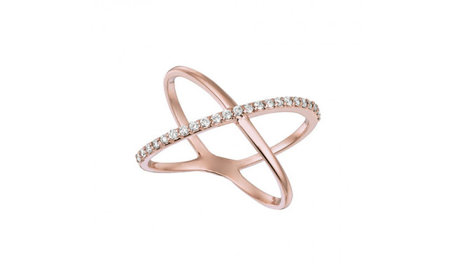 Jewelmi Custom 14k Rose Gold Diamond Ring