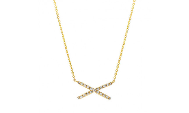 Jewelmi Custom 14k Yellow Gold Diamond Necklace