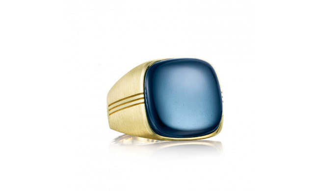 Tacori 18k Yellow Gold Legend Gemstone Men's Ring - MR100Y37