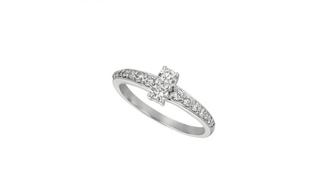Jewelmi Custom 14k White Gold Diamond Ring