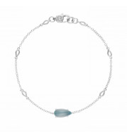 Tacori Sterling Silver Horizon Shine Gemstone Women's Bracelet - SB22638
