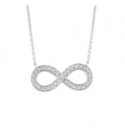 Jewelmi Custom 14k White Gold Diamond Necklace