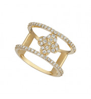 Jewelmi Custom 14k Yellow Gold Diamond Ring
