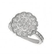 Jewelmi Custom 14k White Gold Diamond Ring