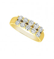 Jewelmi Custom 14k Yellow Gold Diamond Ring