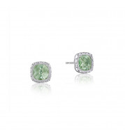 Tacori Sterling Silver Crescent Embrace Gemstone Stud Earring - SE24512