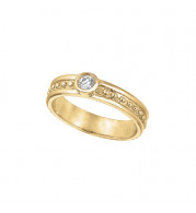 Jewelmi Custom 14k Yellow Gold Diamond Ring