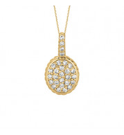 Jewelmi Custom 14k Yellow Gold Diamond Necklace