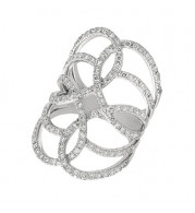 Jewelmi Custom 14k White Gold Diamond Ring