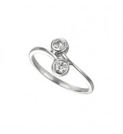 Jewelmi Custom 14k White Gold Diamond Ring