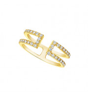 Jewelmi Custom 14k Yellow Gold Diamond Ring