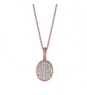 Jewelmi Custom 14k Rose Gold Diamond Necklace