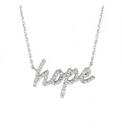 Jewelmi Custom 14k White Gold Diamond Necklace