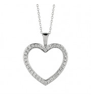 Jewelmi Custom 14k White Gold Diamond Necklace