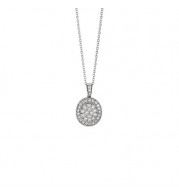 Jewelmi Custom 14k White Gold Diamond Necklace