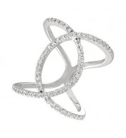 Jewelmi Custom 14k White Gold Diamond Ring