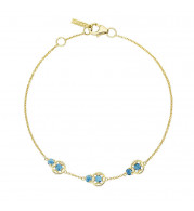 Tacori 14k Yellow Gold Petite Gemstones Women's Bracelet - SB22933FY