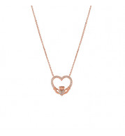 Jewelmi Custom 14k Rose Gold Diamond Necklace